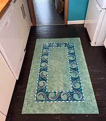 my tangled floor cloth project a