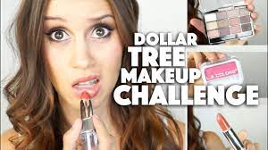 dollar tree makeup challenge you