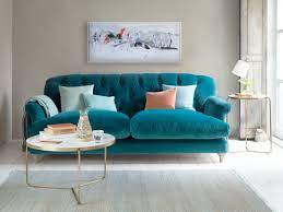 the with the green sofa