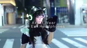 axent wear cat ear headphones in