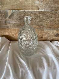 Cut Glass Pineapple Candy Jar With Lid