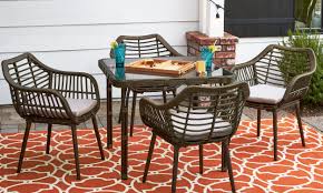 Our rattan patio furniture set is made of brown pe rattan and strong steel frame, tough enough to withstand rain, wind and high outdoor temperature for long term use. Patio Furniture Sets For Small Spaces Iron Outdoor Dining Table Enclosure Design Ideas Enclosed South Africa My Patio Owlfies