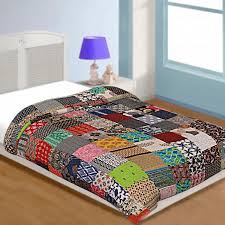 multicolor patchwork quilt