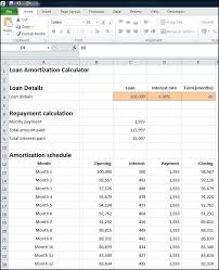 Monthly Loan Amortization Calculator