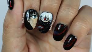 tokyo ghoul nails anime nail art