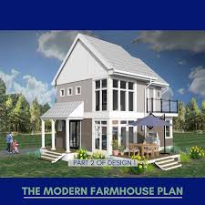 Modern Farmhouse House Plan Design 1