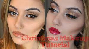 christmas day party makeup tutorial