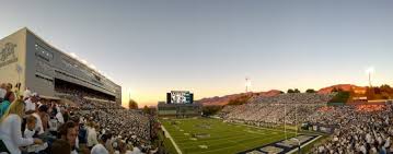 View During Utah State Football Game Picture Of Maverik