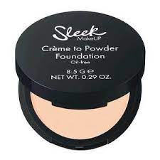 sleek makeup creme to powder foundation