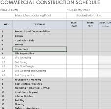 how to prepare a construction schedule