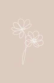 line art flowers abposters