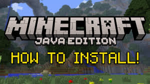 install minecraft java edition