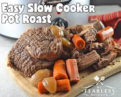 easy slow cooker pot roast my