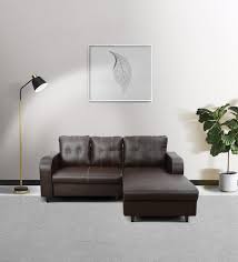 tanaka leatherette lhs sectional sofa
