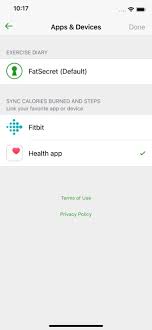 calorie counter by fatsecret on the app