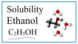 c2h5oh ethanol soluble or insoluble