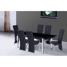 6 Ravenna Black Chairs Furniture