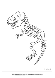 Search through 623,989 free printable colorings at getcolorings. T Rex Fossil Coloring Pages Free Dinosaurs Coloring Pages Kidadl