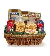 friends and festivities gift basket