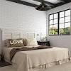 The choice of brick wallpaper color can be influenced with the amount of light in the bedroom and also the size of the bedroom. 1