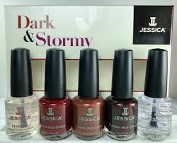 jessica nail polish dark stormy mini
