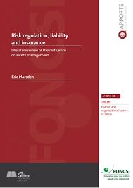 Risk regulation  liability and insurance  literature review of their    