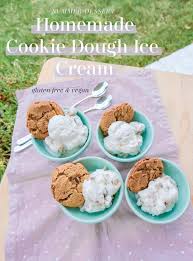 homemade cookie dough ice cream