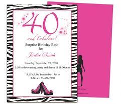 Planning a birthday party can be a very exciting task. Fabulous 40th Birthday Party Invitation Template Shoplinkz Funeral Program Templates Shoplinkz