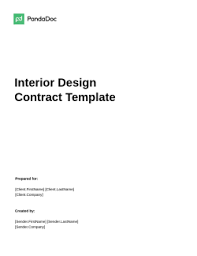 free interior design contract template