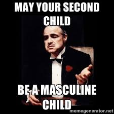 May your second child be a masculine child - The Godfather | Meme ... via Relatably.com
