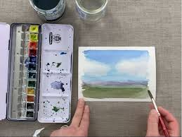 Easy Watercolor Landscape Painting