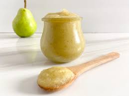 pear ginger baby food puree raising