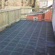 Install Rubber Tiles Over A Wood Deck