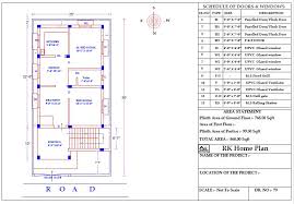 2 Bhk House Plan On A 25 X 50 North