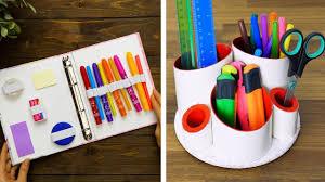 Easy do it yourself stationery and craft videos. 15 Cool Stationery Diys Youtube Cool Stationery Diy Stationery School Diy