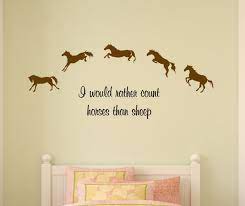 Horse Decal Horse Quote Childs Room