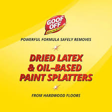 goof off 12 oz paint splatter remover