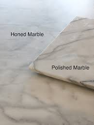 honed marble countertops