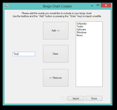 Download Bingo Chart Creator 1 0 0 4