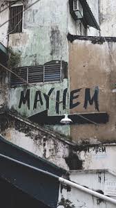 mayhem graffiti wallpaper iphone