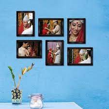 6 Customised Wooden Photo Collage Frame