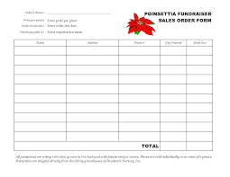033 Fundraiser Order Form Template Excel Ideas Fantastic