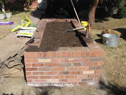 Diy Brick Raised Garden Beds