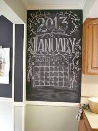 Chalkboard Wall Calendars Chalkboard