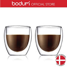 Bodum Pavina Double Wall Glass 0 25l 2pcs