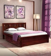 Adolph Solid Wood Queen Size Bed With
