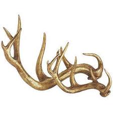 gold wall decor antlers s