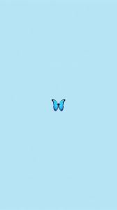 Blue butterfly wallpaper, Emoji ...