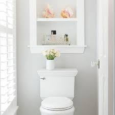 Custom Shelves Above Toilet Design Ideas