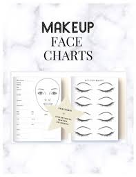 makeup face charts makeup artist